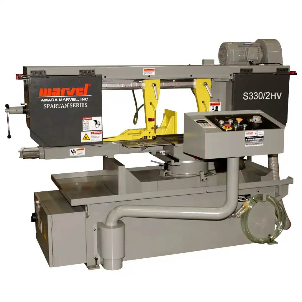 New | in-Stock MARVEL MARVEL SEMI-AUTOMATIC MITERING HORIZONTAL BANDSAW Horizontal Band Saws Manitoba CA | Empire Machinery & Tools Ltd. #1359758