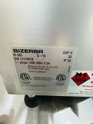 Bizerba GSPH 2015 Manual Deli Meat & Cheese Slicer Refurbished, Tested, Working!