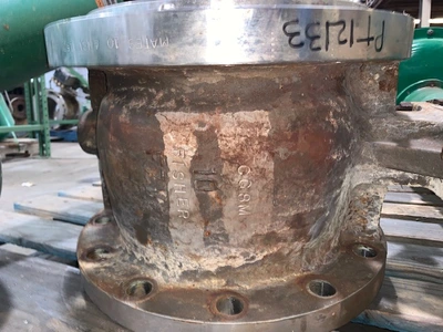 10" -150# Fisher V-Ball Control Valve Type V150 , Stainless
