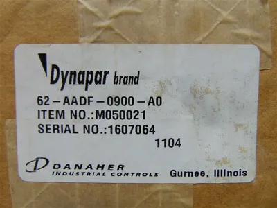 Danaher Dynapar M050021 Encoder 62-AADF-0900-A0 New NIB