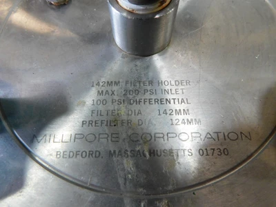 USED MILLIPORE FILTER HOLDER 142 MM