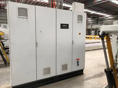 66″ x 115″ Koppers 3 color Rotary Die Cutter with Stacker