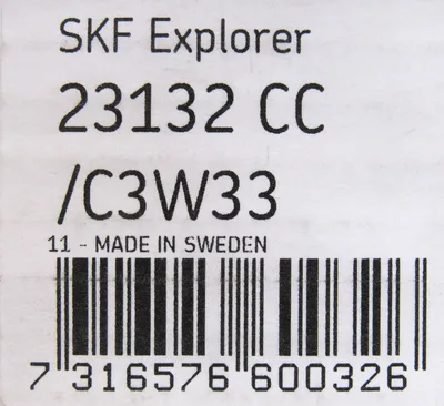 NEW SKF 23132-CC/C3W33 ROLLER BEARING 23132CCC3W33