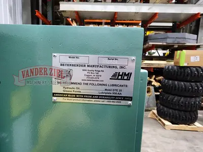 Betenbender 10' x 1/4" Low Profile Shear, Model 10'-250