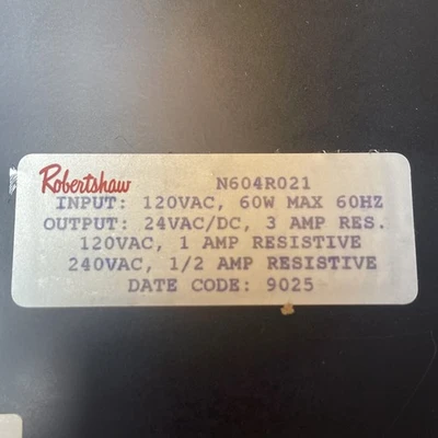 USED Robertshaw N604R021