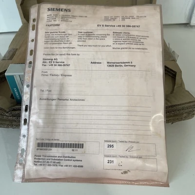 NEW Siemens 7SJ6005-5EA00-0DA0/BB