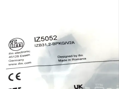 IZB31,2-BPKG/V2A, IZ5052 | ifm IZ5052 Inductive Sensor 4mm Diameter IZB31,2-BPKG/V2A - New