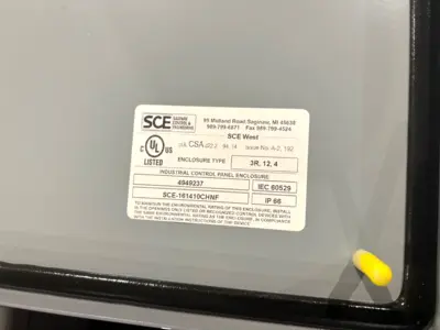Used SCE Lot of 7 Enclosures with Back Panel, 16x14x10 Electrical Boxes Michigan US | Maverick Industrial Sales #1475322