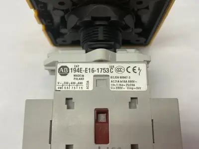 USED ALLEN BRADLEY SER. C DISCONNECT LOAD SWITCH 16A