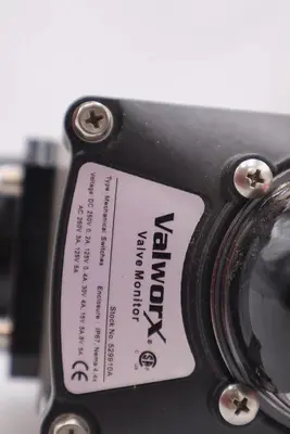 VALWORX 530175 AP075 PNEUMATIC ACTUATOR W/ 529102A SOLENOID 529910A VALVE #008-A