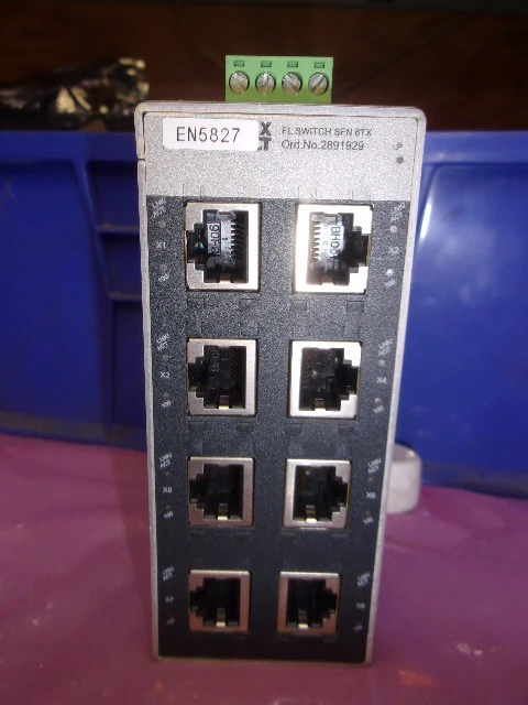 Used Phoenix Contact SFN 8TX PLC Ethernet Equipment Arizona US | ASSET CONVERSION SPECIALISTS, INC. #321404