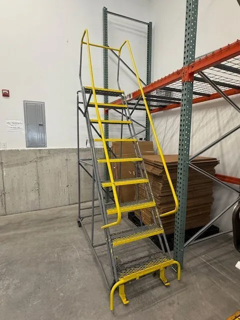 Used Rolling Step Ladder Miscellaneous Equipment (Metalworking) Connecticut US | Global Machine Brokers, LLC 2 #179814
