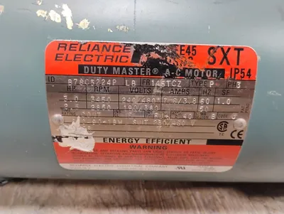 Reliance Electric B78C5224P A.C. Motors | ESS Industrial Equipment Sales (5)