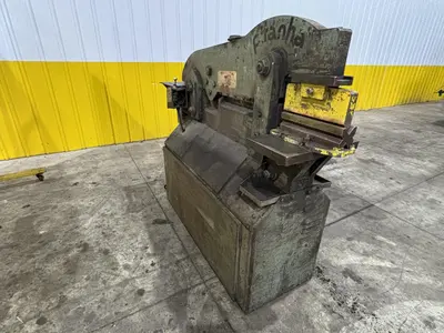 50 TON PIRANHA MODEL #P50 HYDRAULIC IRONWORKER: STOCK #23214