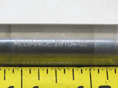 Alliance 29104-02 1/2" Carbide 4 Straight Flute Square End Mill 5/8" Shank