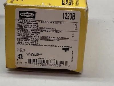 New | in-Stock HUBBELL 1223B Miscellaneous Equipment (Electrical & Power) | Surplus Asset Holdings #1190916