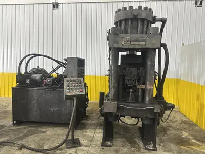5" (530 TON) AMD MODEL #530-2230 AUTOMATIC HYDRAULIC BAR & BILLET SHEAR OR HYRDRAULIC PRESS: STOCK #22660