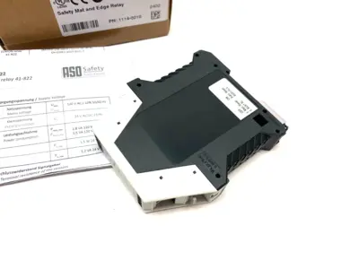 USED ASO SAFETY SOLUTIONS, AUTOMATION DIRECT SAFETY MAT AND EDGE RELAY