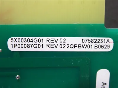 Westinghouse 5X00304G01 / 1P00087G01 Ovation Control Card 2QPBW01 Rev. 02 Used