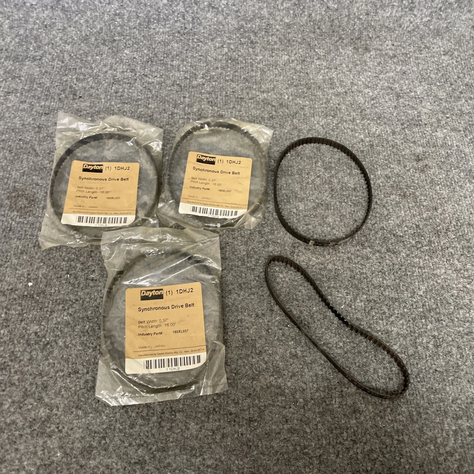 New | in-Stock Dayton 1DHJ2 Spindle Belts California US | Davliegogo LLC #1707452