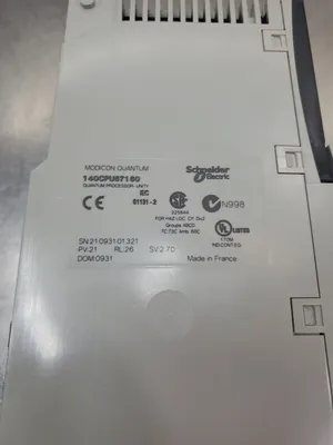 SCHNEIDER ELECTRIC 140CPU67160 QUANTUM HOT STANDBY CONTROLLER MODULE. 3A-14