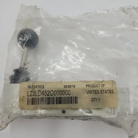 New | in-Stock NUMATICS ASCO ASCO NUMATICS L23LD452O000000 HAND LEVER AIR VALVE *NEW* IN SEALED PLASTIC Pump & Valve Parts | ND Industrial Surplus #1218885