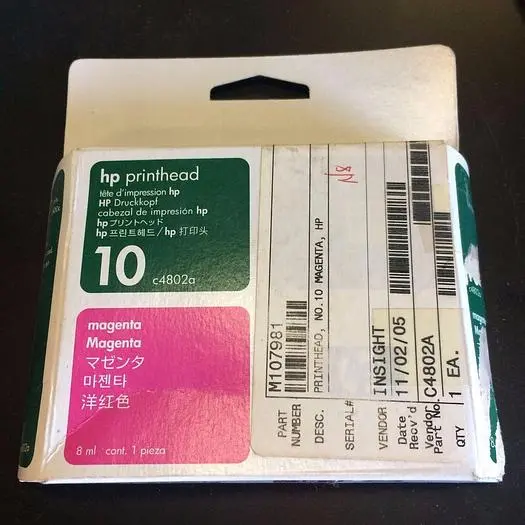 HP 10 INK COLOR MAGENTA 8ML  LOT OF 2