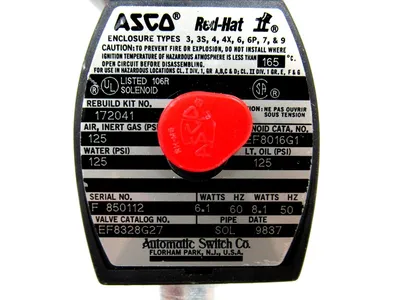 NEW ASCO EF54301016 SOLENOID VALVE V-1011-00 EF8328G27