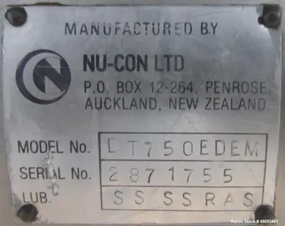 USED NU-CON ENGINEERING DT 750 EDEM