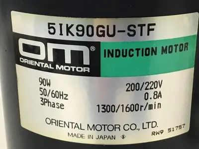 USED ORIENTAL MOTOR 5IK90GU-STF