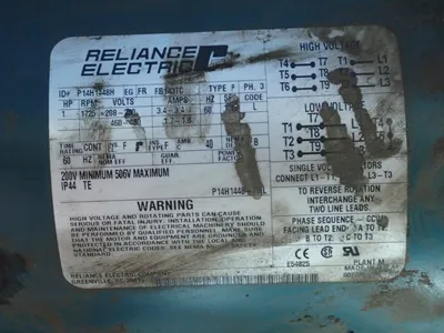 USED RELIANCE ELECTRIC P14H1448H