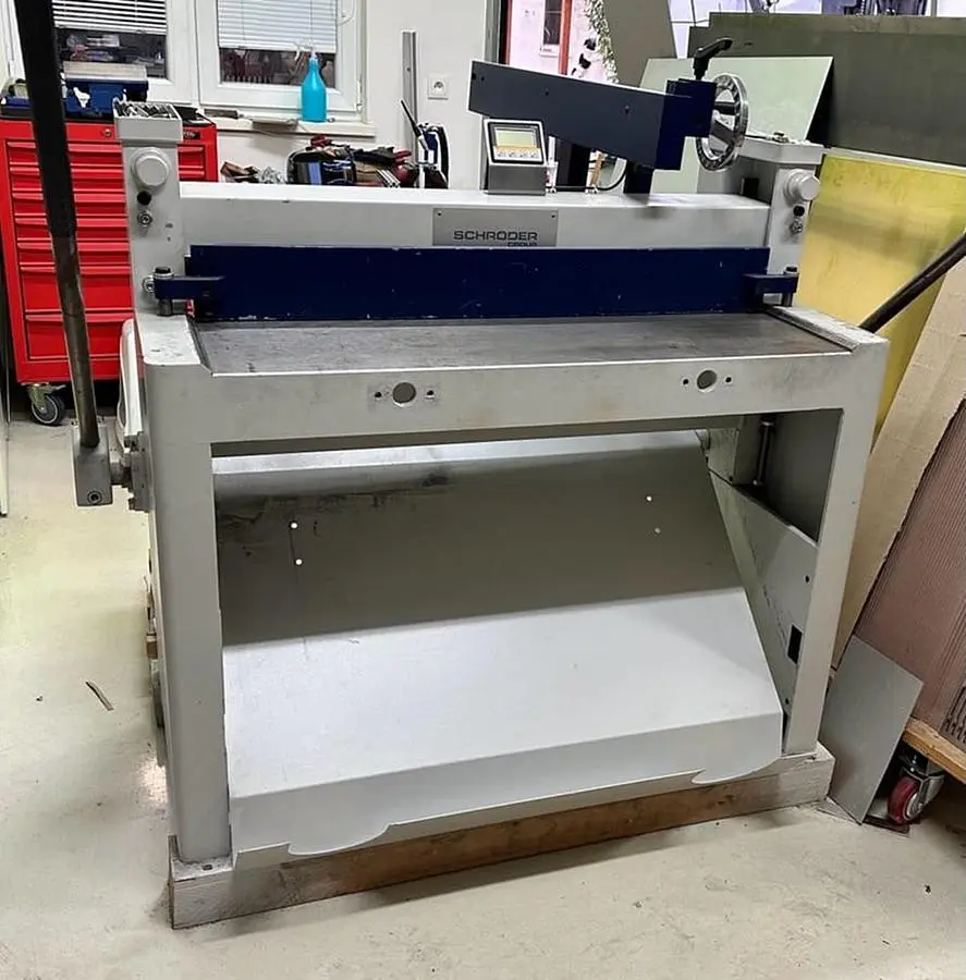 Used 2014 SCHRÖDER HS 1000/2 Sheet Metal Shears CZ | Amaron s.r.o. #1064892