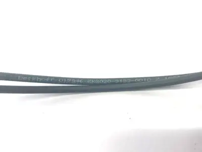 USED BECKHOFF DOUBLE ENDED POWER CABLE 1M LENGTH M8 4-PIN