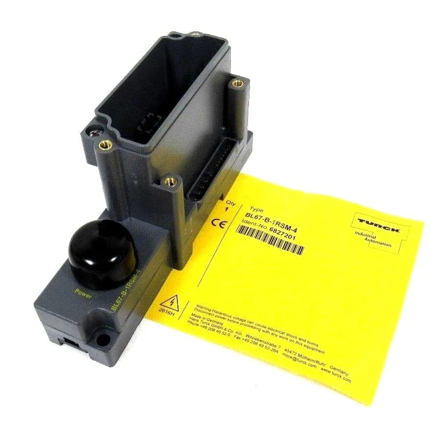NEW TURCK BL67-B-1RSM-4 BASE MODULE BL67B1RSM4 6827201