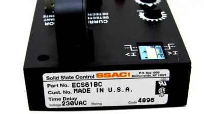 NEW SSAC 6C057 CURRENT SENSING RELAY ECS61BC