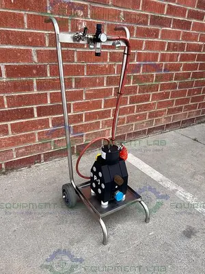 USED WILDEN DIAPHRAGM PUMP 100 PSIG W/ CART