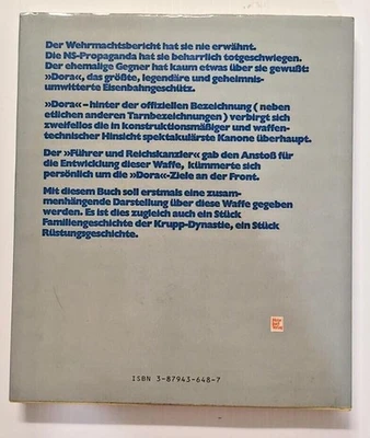 Eisenbahngeschutz Dora: D. Grosste Geschutz Aller Zeiten by by Gerhard Taube