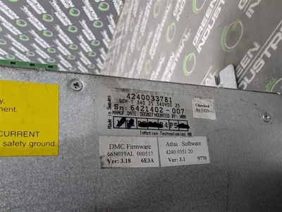 Atlas Copco QCM-T 340 25 Servo Control Module 4240 0337 81 F/W 3.18 S/W 3.1 Used