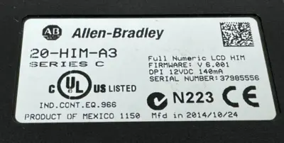 USED ALLEN-BRADLEY ALLEN BRADLEY 20-HIM-A3