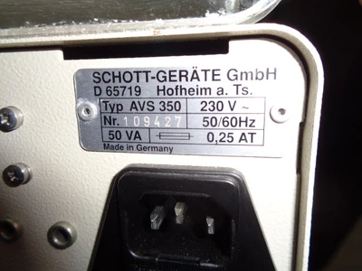 15L Schott-Gerate  - Camlab CT 060 Clear water bath and AVS350 Controller