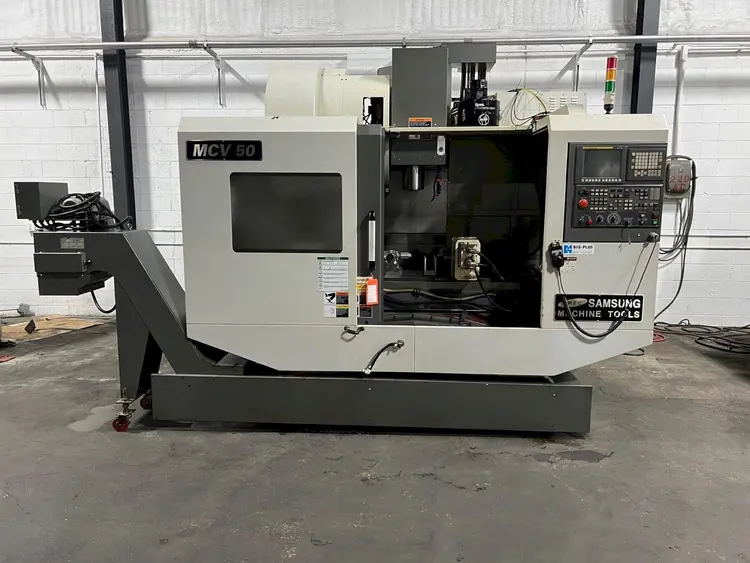 Used SAMSUNG MCV50 Vertical Machining Centers Michigan US | Machinery Intl. Corp. #913027