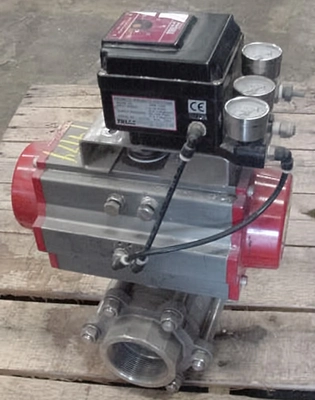 USED TRIAC CONTROLS BALL VALVE
