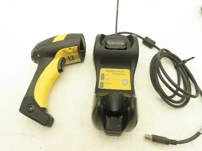 Datalogic M8300 Powerscan Wireless Barcode Scanner w/Charger BC8030 Lot of 6