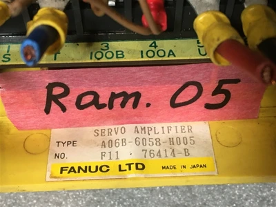 USED FANUC SERVO AMPLIFIER ( FANUC ) A06B-6058-H005-