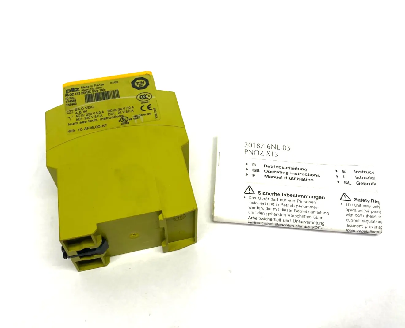 USED PILZ SAFETY RELAY