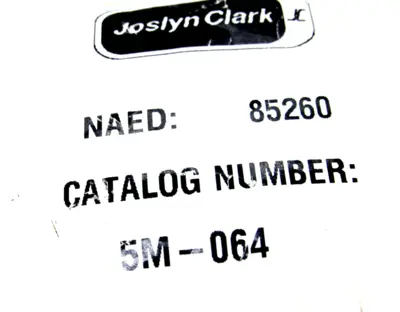 NEW JOSLYN CLARK 5M-064 AUXILIARY CONTACT 5M064