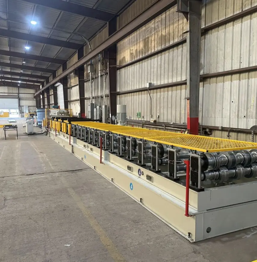 Composite Deck Roll Forming Machine in Canada