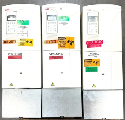 Used ABB ACS800-U1-0100-5 Variable Speed Drives | Palmetto Automation #1149334