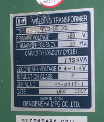 USED DENGENSHA WT3-D5-ND