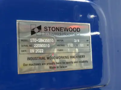 Stonewood STO-SBW3501D Woodworking Bandsaw 14" Single Phase 3/4Hp 1Ph 115V
